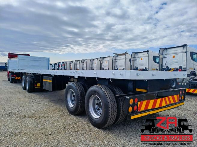 1996 HARTLAND SUPERLINK FLAT DECK TRAILER #53121